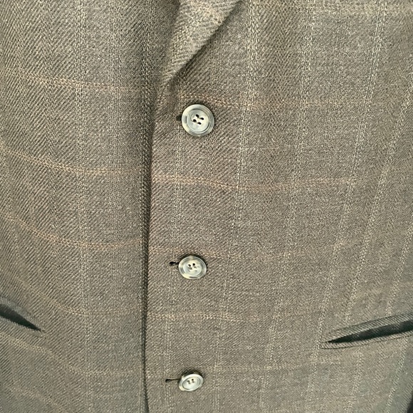 Stafford Exclusive Brown Men’s Blazer - Picture 2 of 3